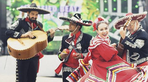 Mariachi band in Nederland